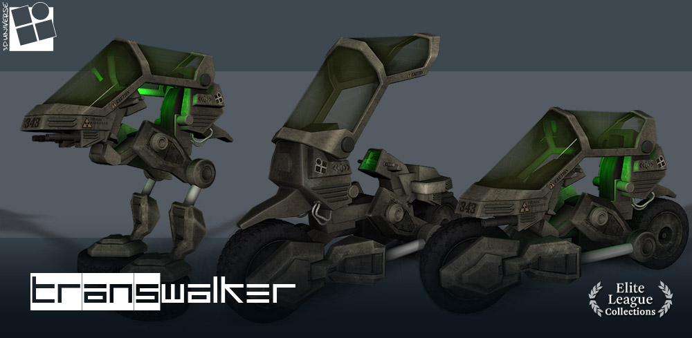 Transwalker V4 Transwalker - iClone/Stage - Reallusion Content Store