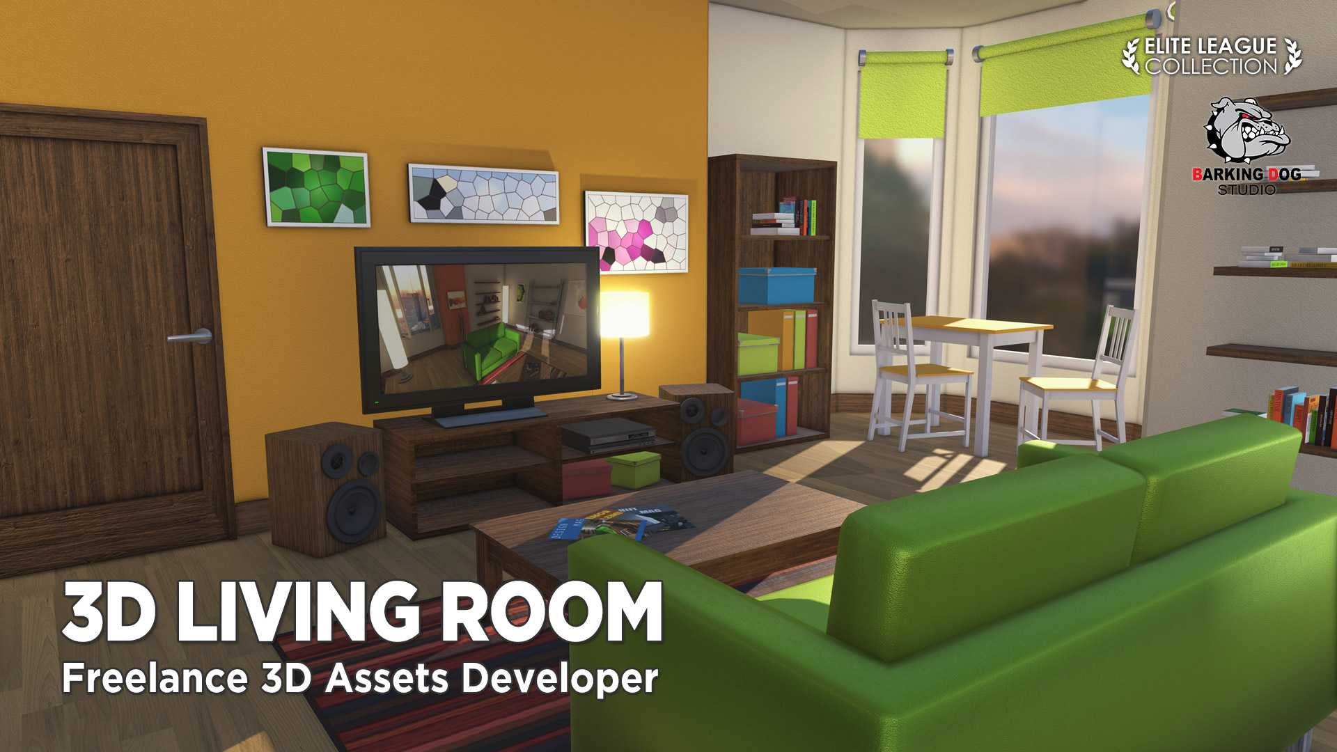 3D Living Room