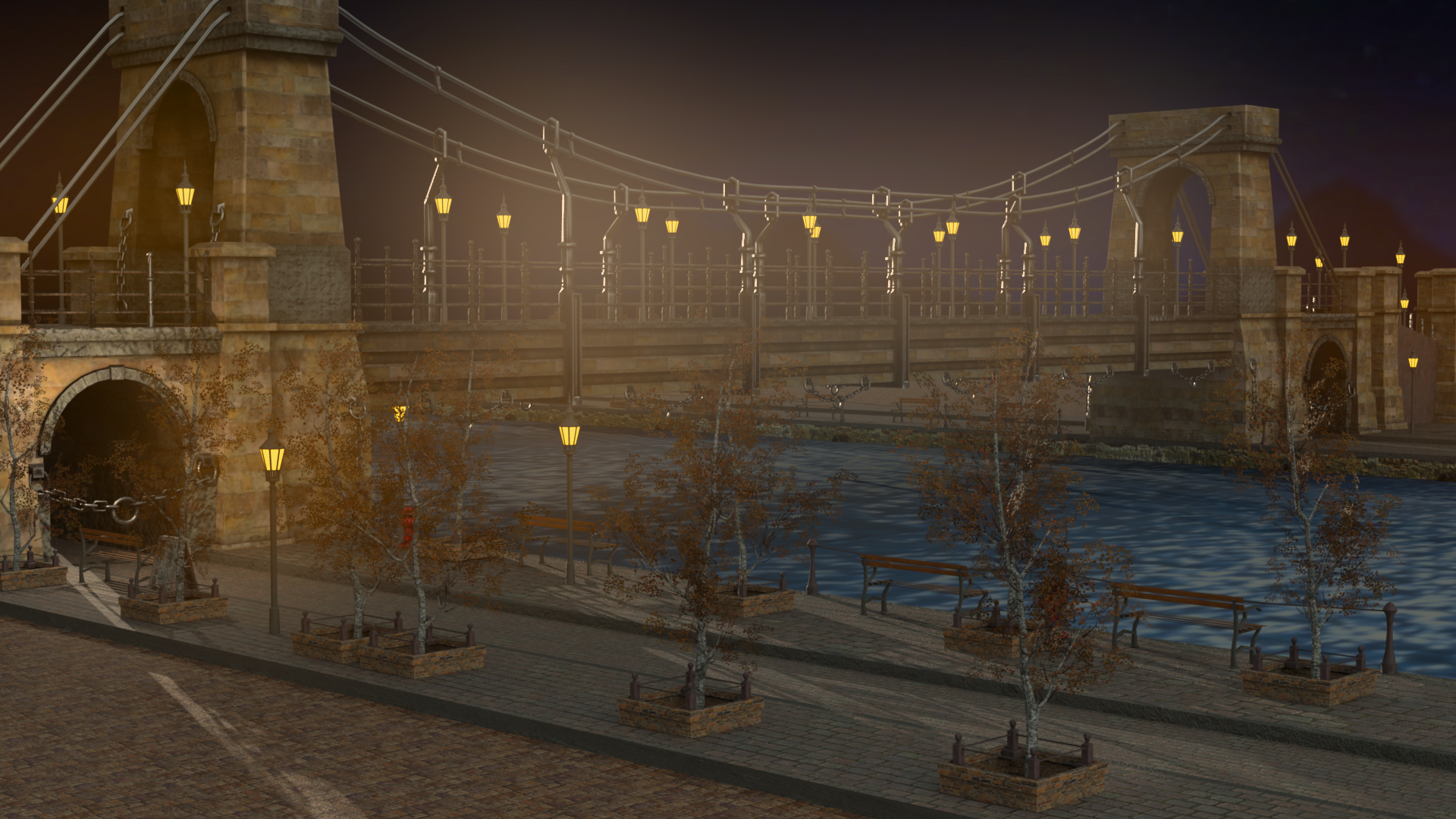 Gate Bridge - iClone/Scenes & Props - Reallusion Content Store