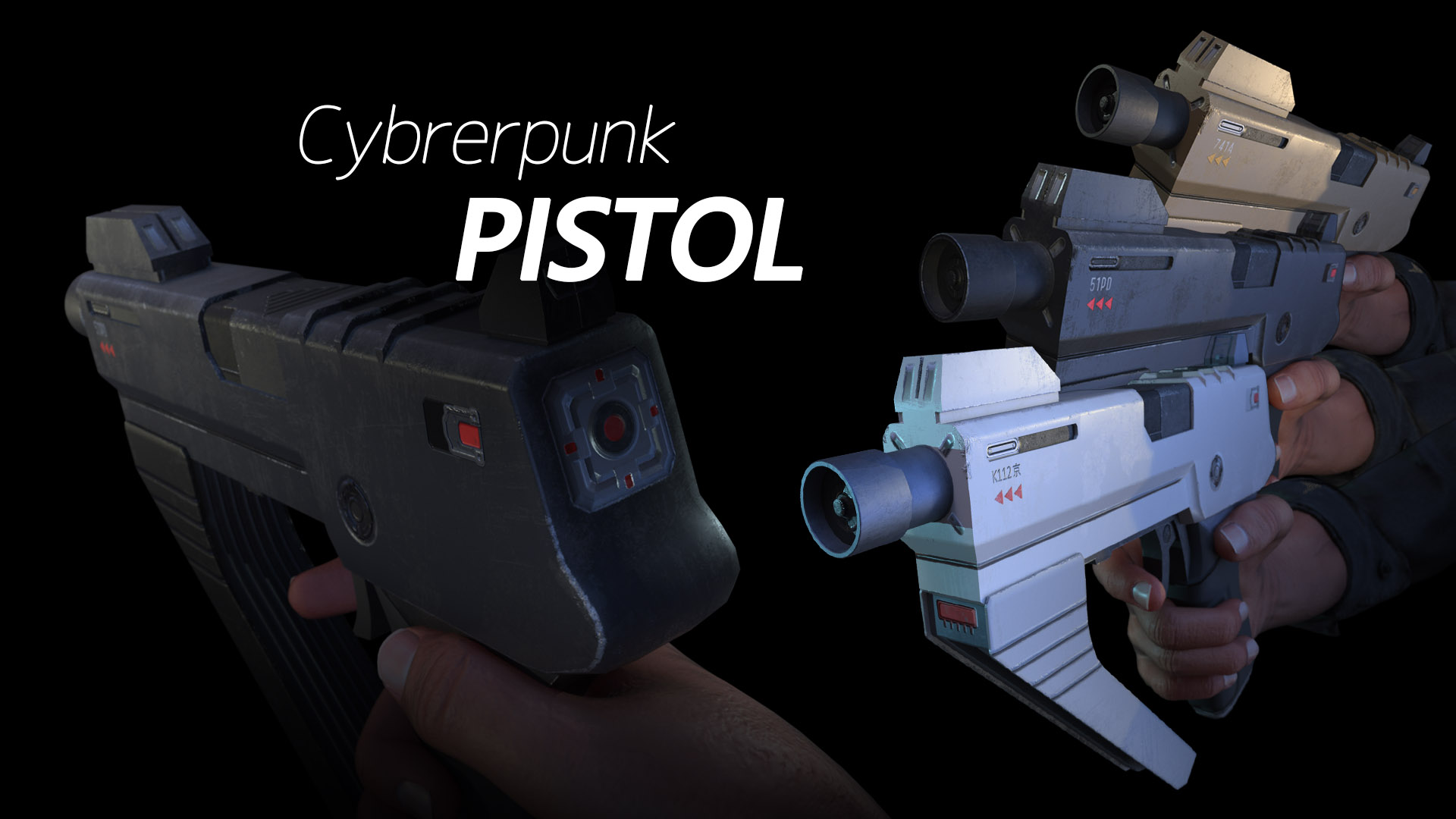 Cyberpunk Pistol Combo