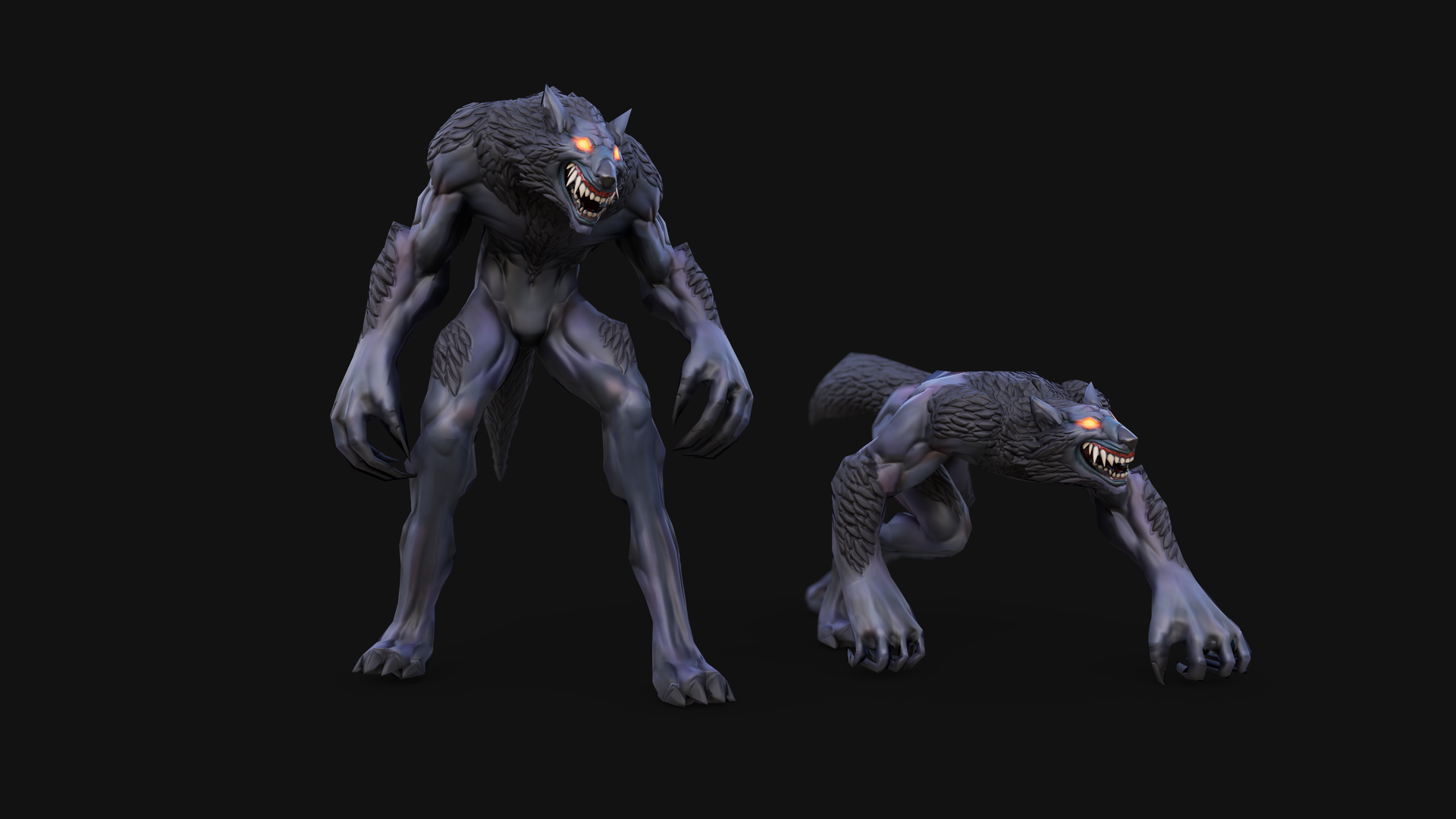 Stylized Werewolf 03