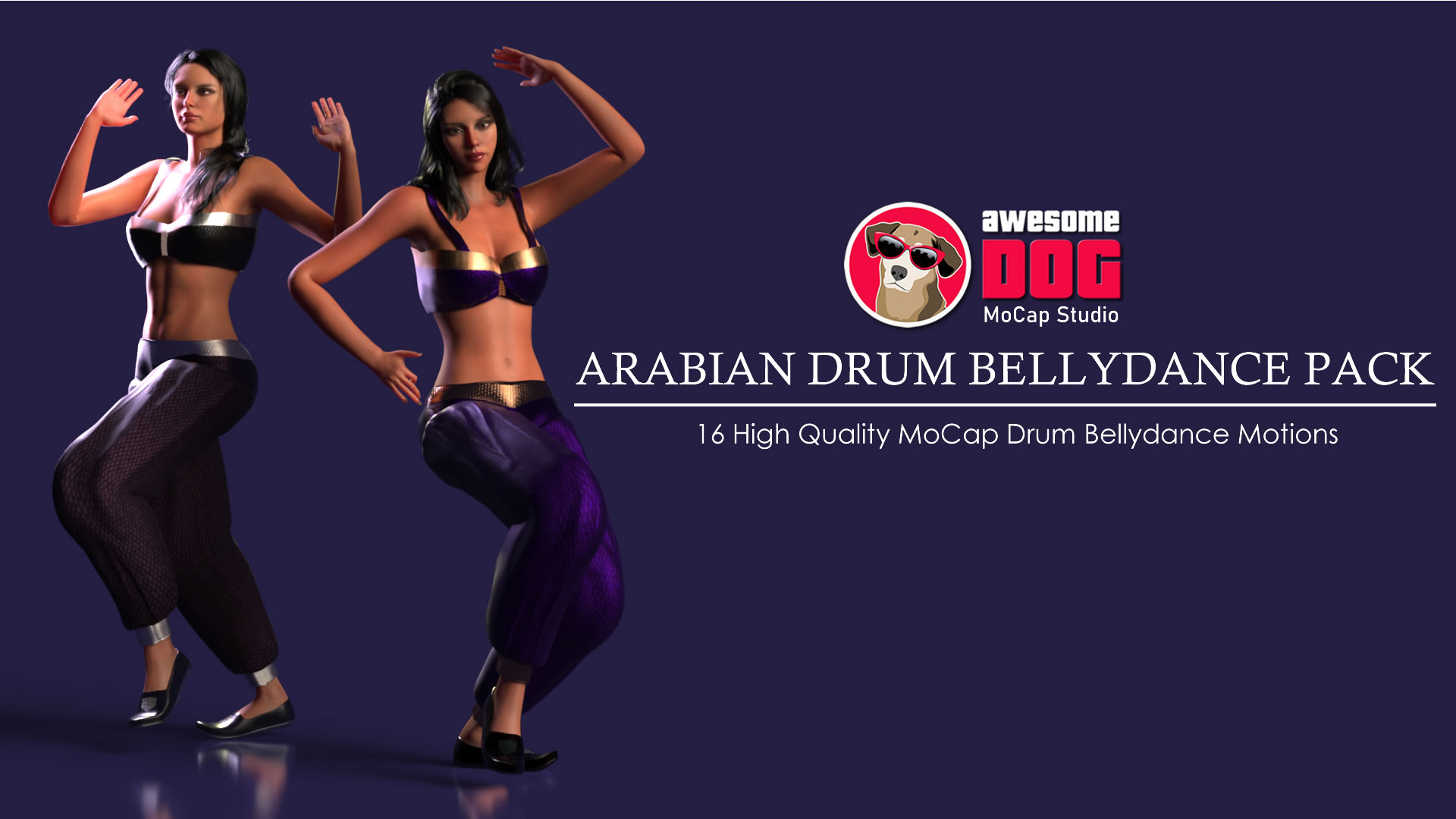 16 Arabian Drum Bellydance Motions