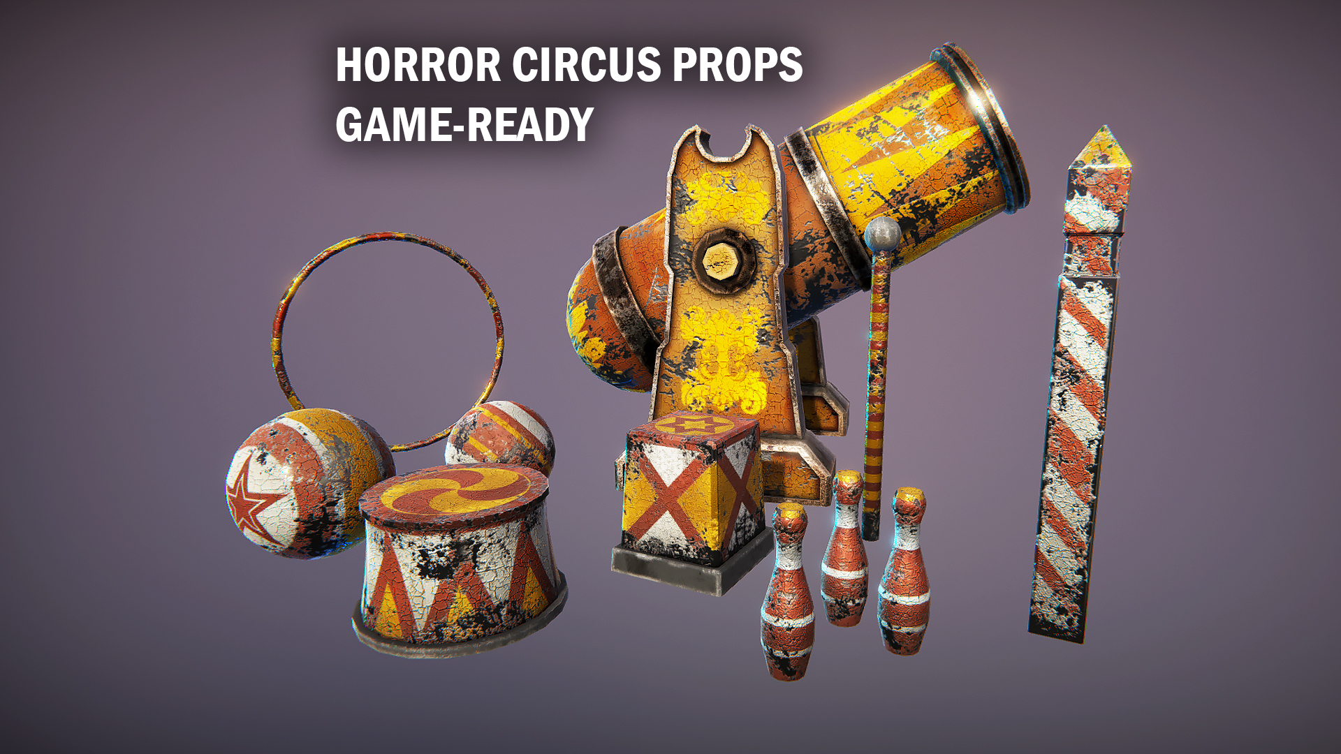 Horror Circus Props