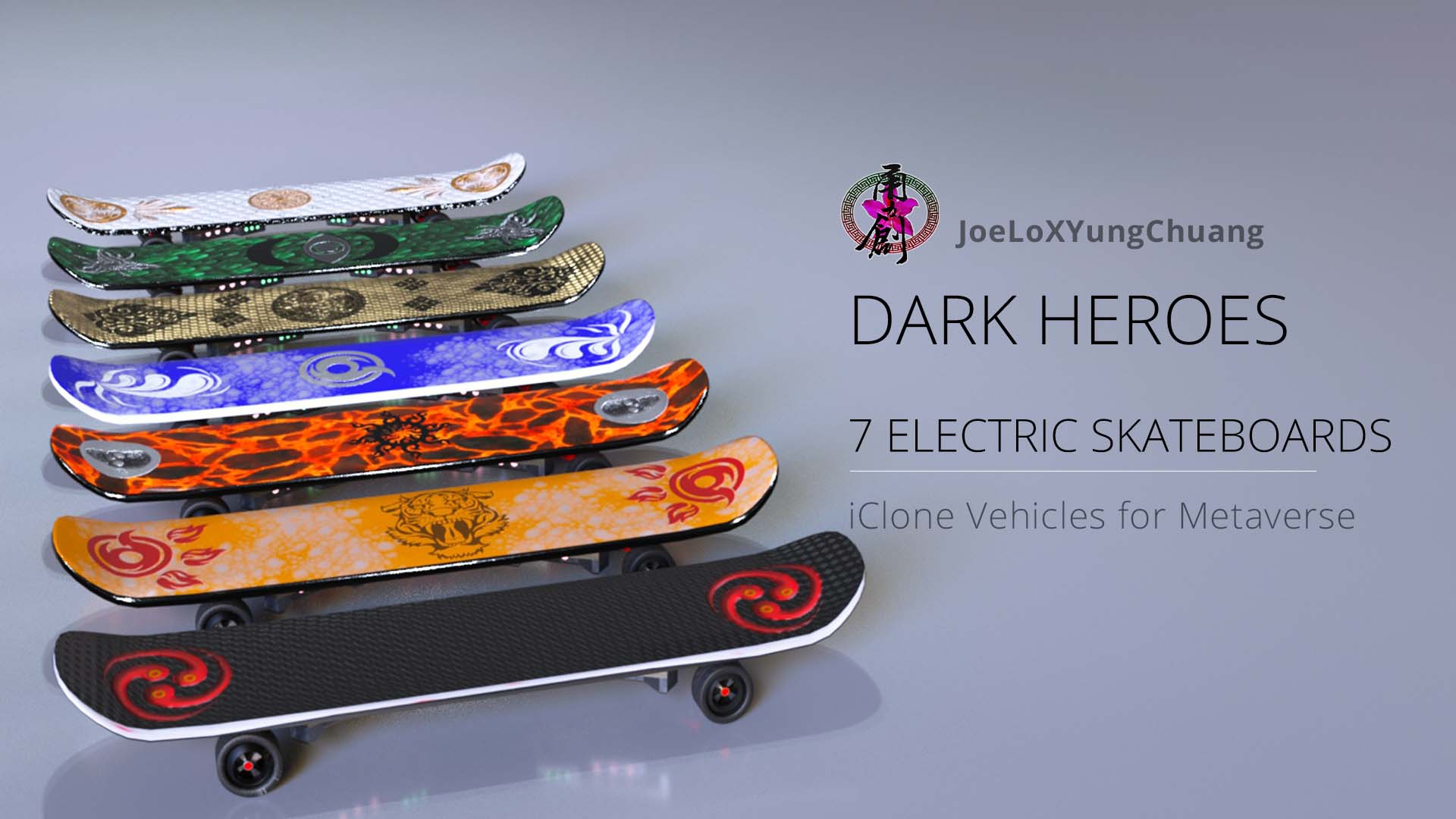 Dark Heroes - Skateboard Collection