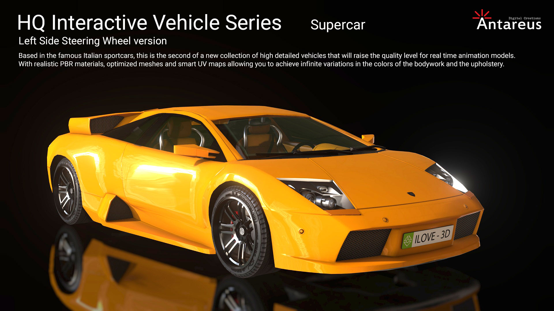 HQ Interactive Vehicles - Supercar