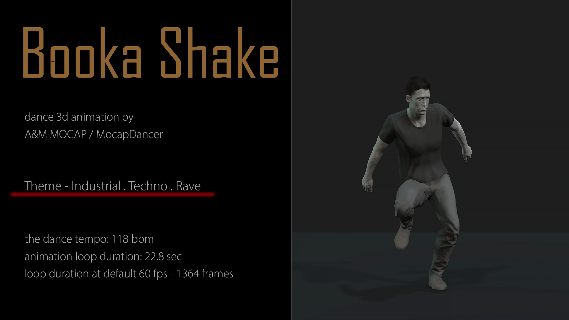 A&M - Booka Shake (118bpm) - dance animation