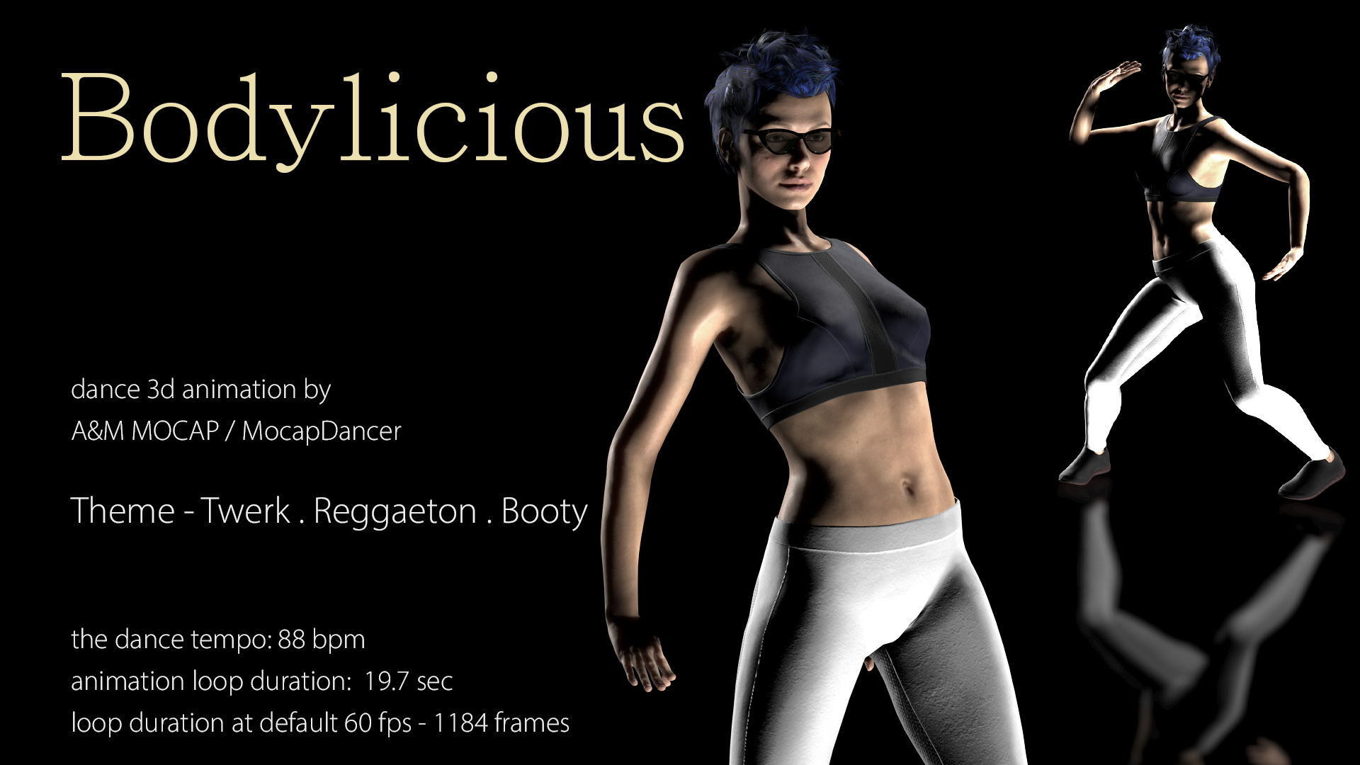 A&M - Bodylicious (88bpm) - dance animation