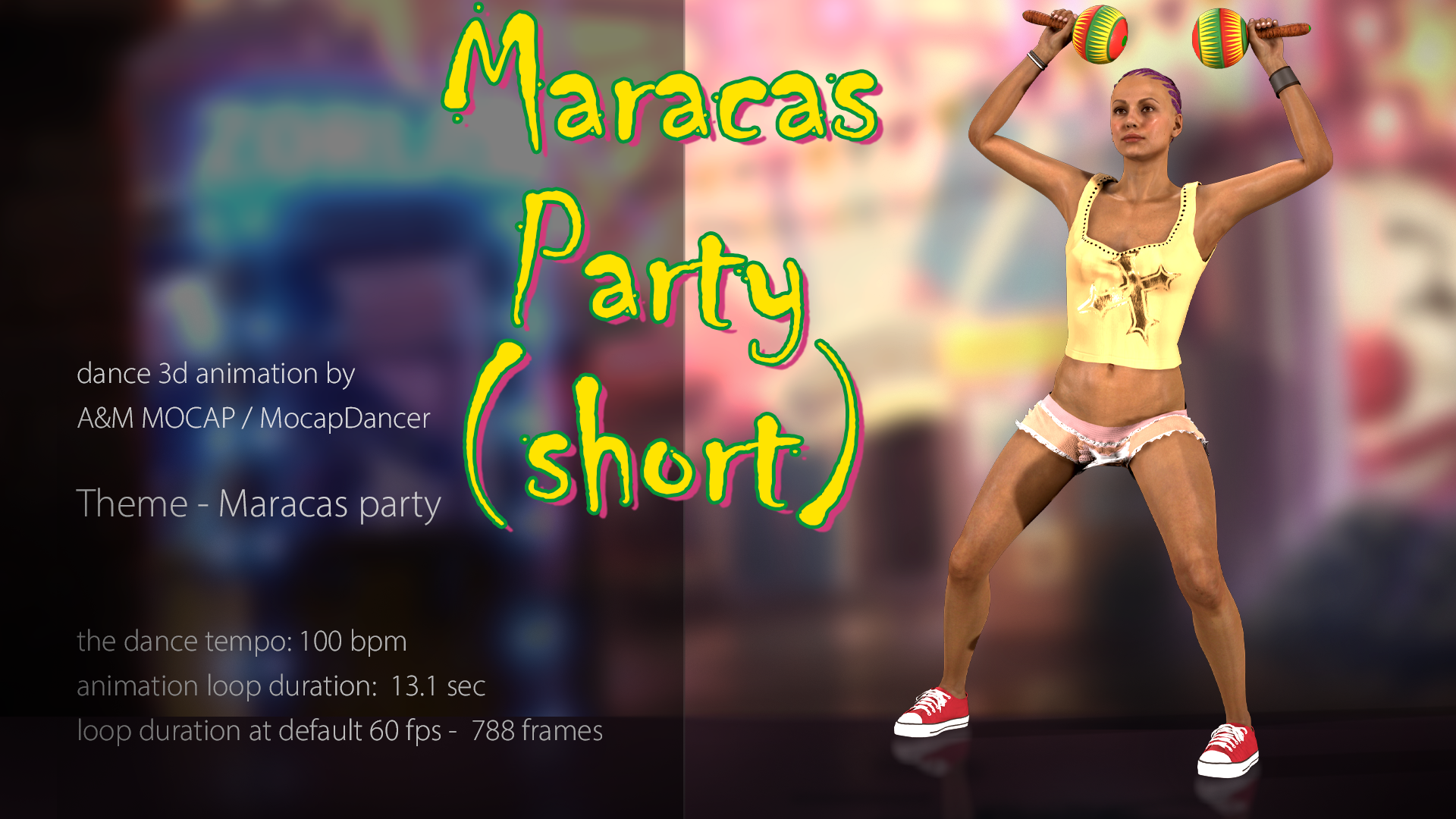 MocapDancer - Maracas Party SHORT - dance animation