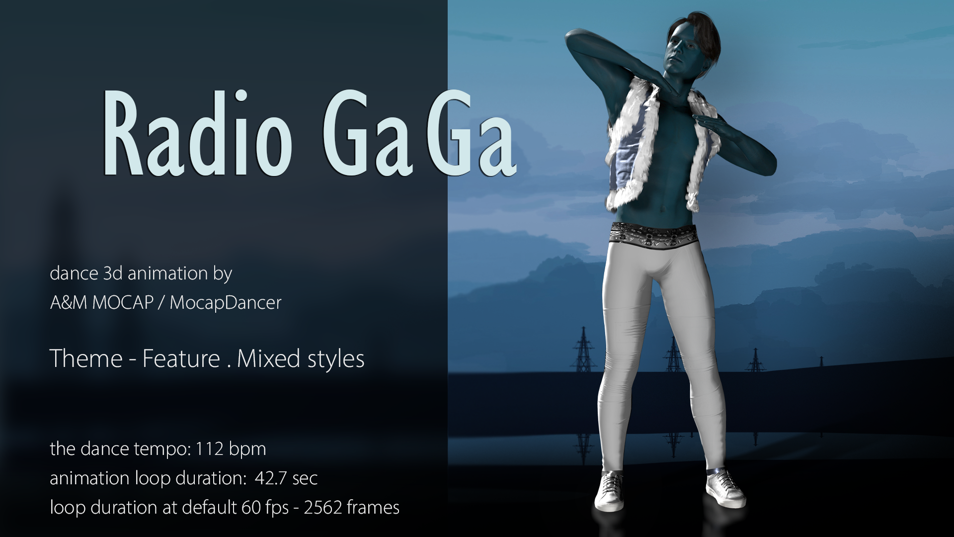 A&M - Radio GaGa (112bpm) - dance animation