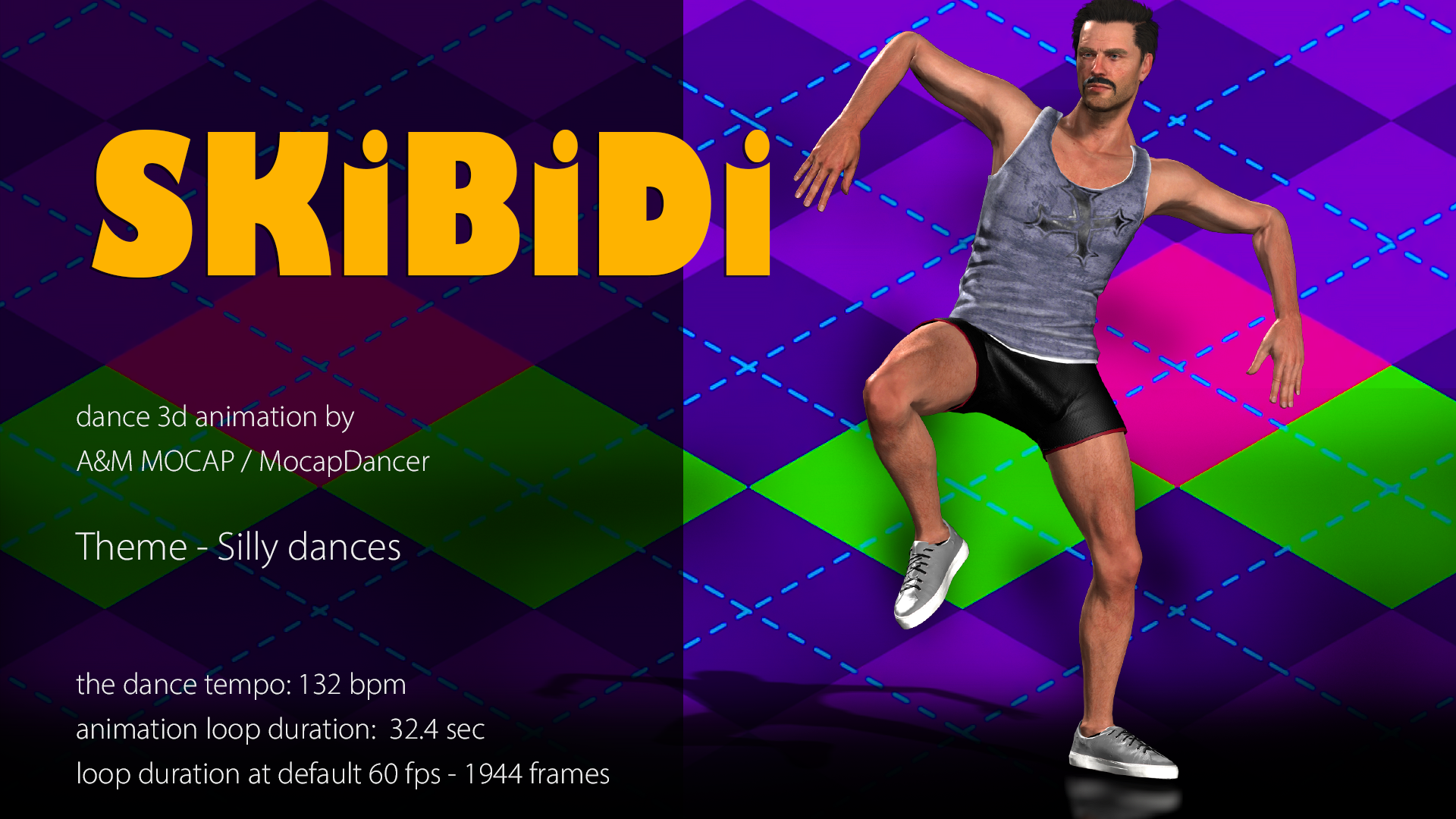 A&M - Skibidi (132bpm) - dance animation