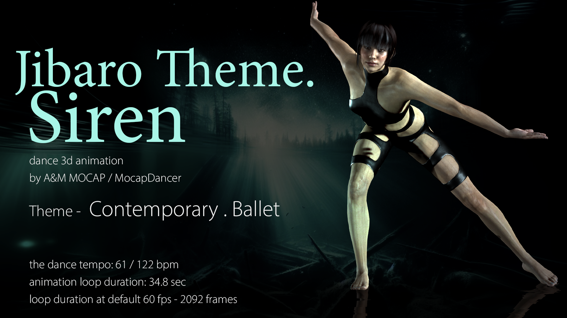A&M - Jibaro Theme. Siren - dance animation (61bpm, 122bpm)