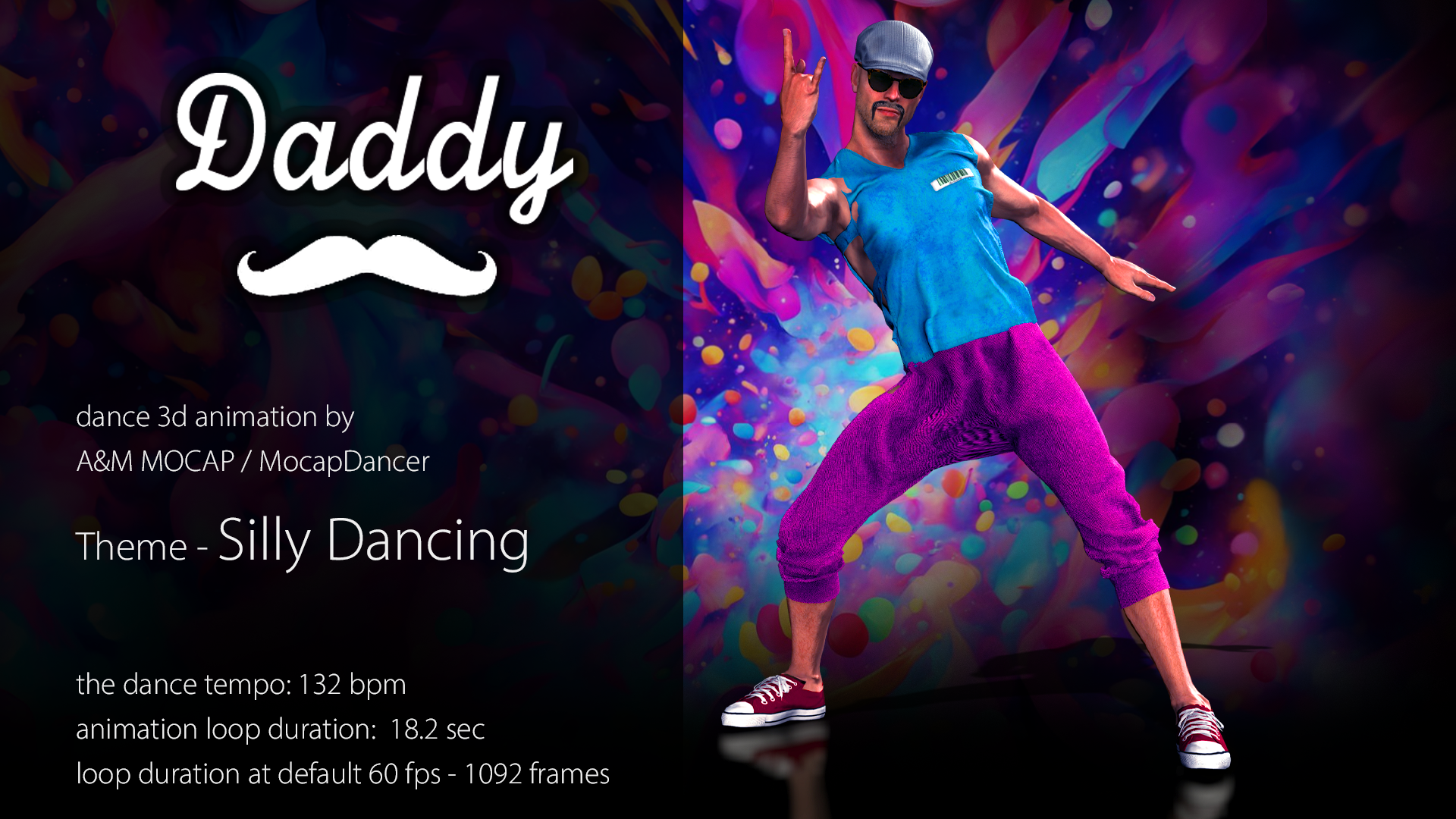 A&M - Daddy - dance animation (132bpm)