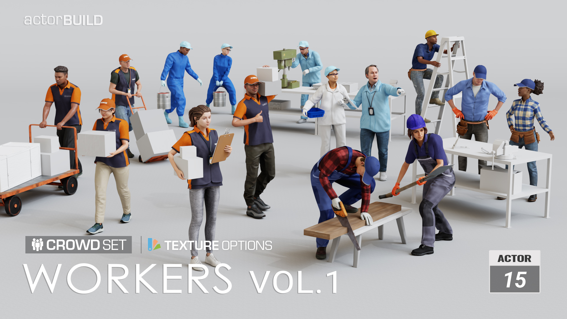 Workers - Crowd Set - Vol.1