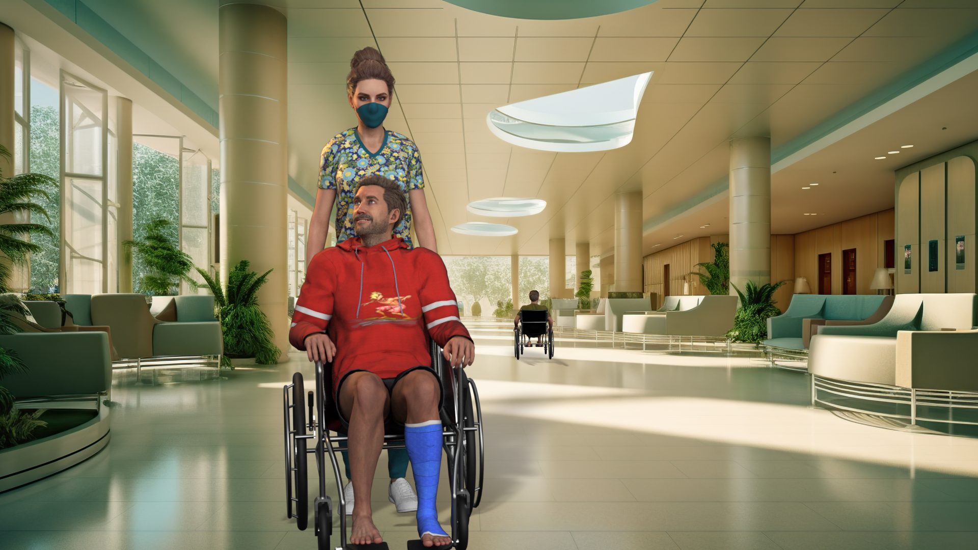 Animated Wheelchair - iClone/Motion - Reallusion Content Store