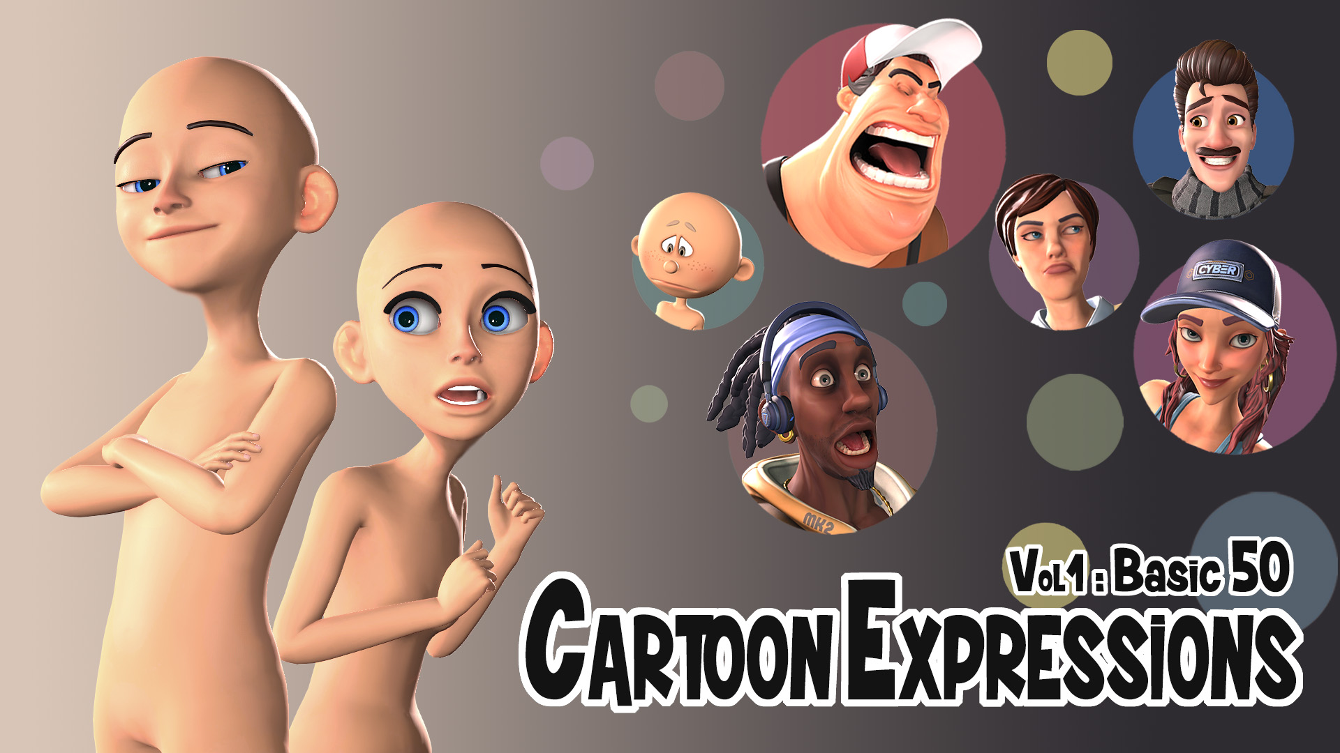 Cartoon Expressions_Basic50