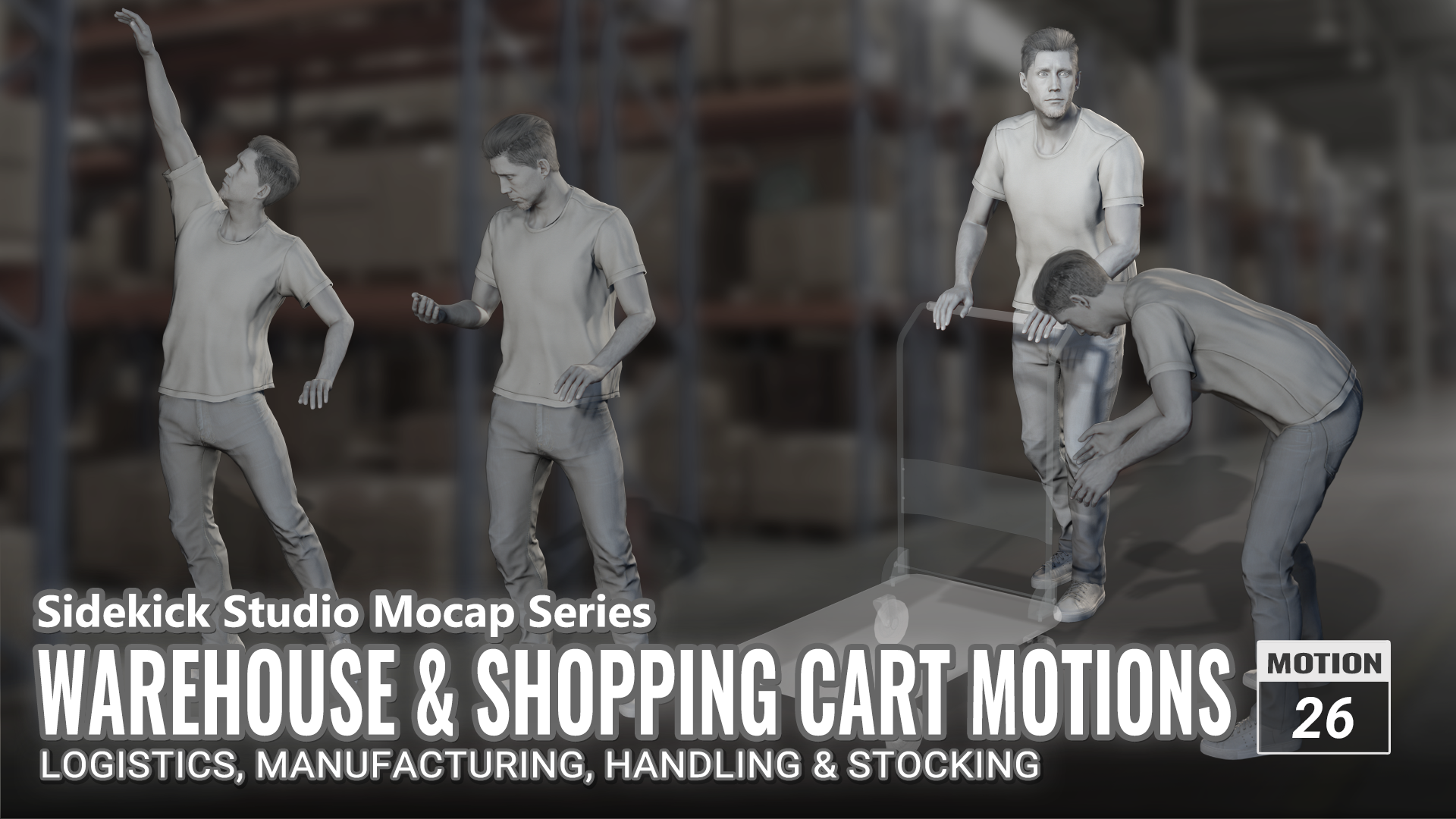 Warehouse & Shopping Cart Motions