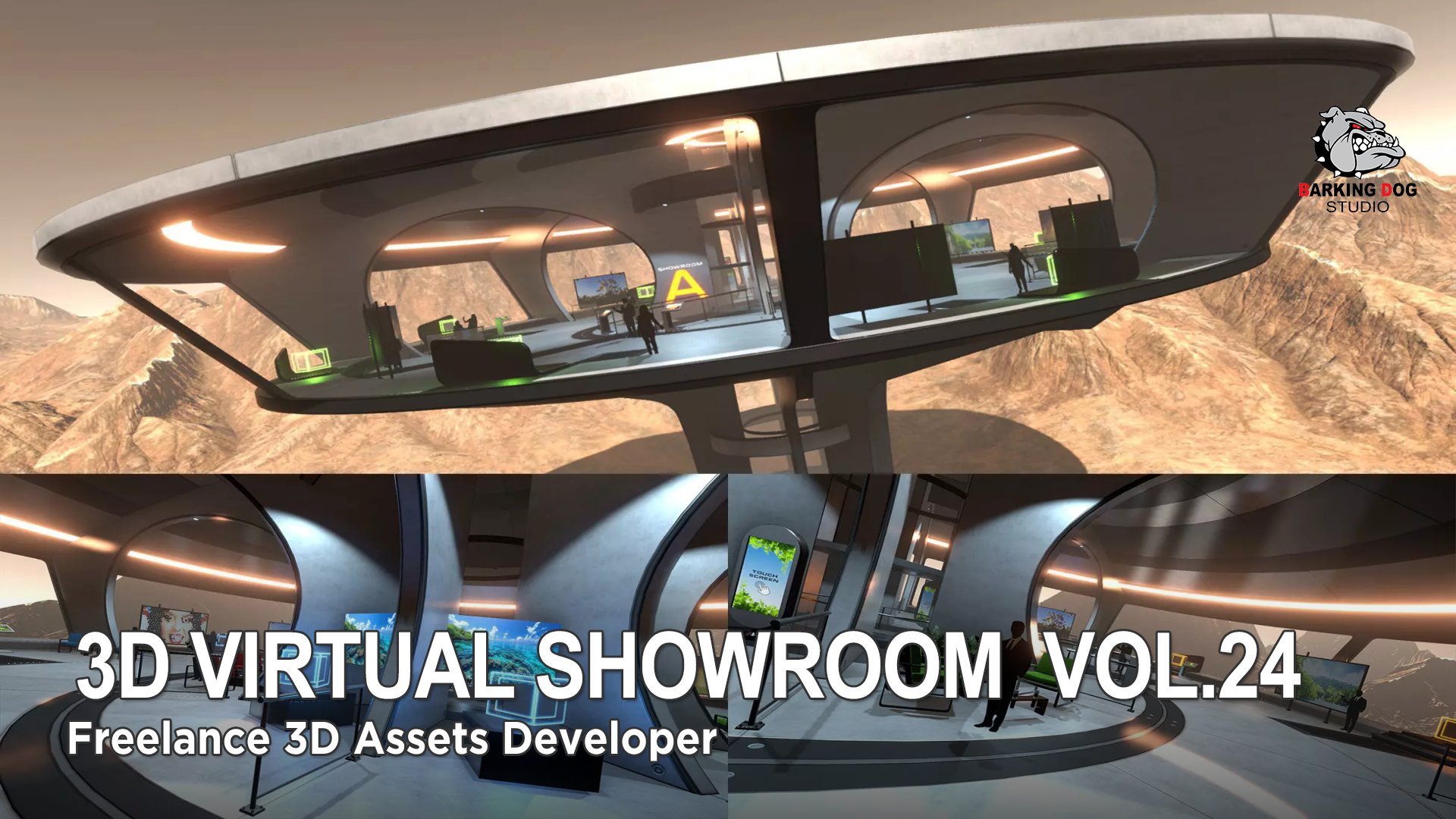 3D Virtual Showroom Vol.24 - iClone/Scenes & Props - Reallusion Content ...