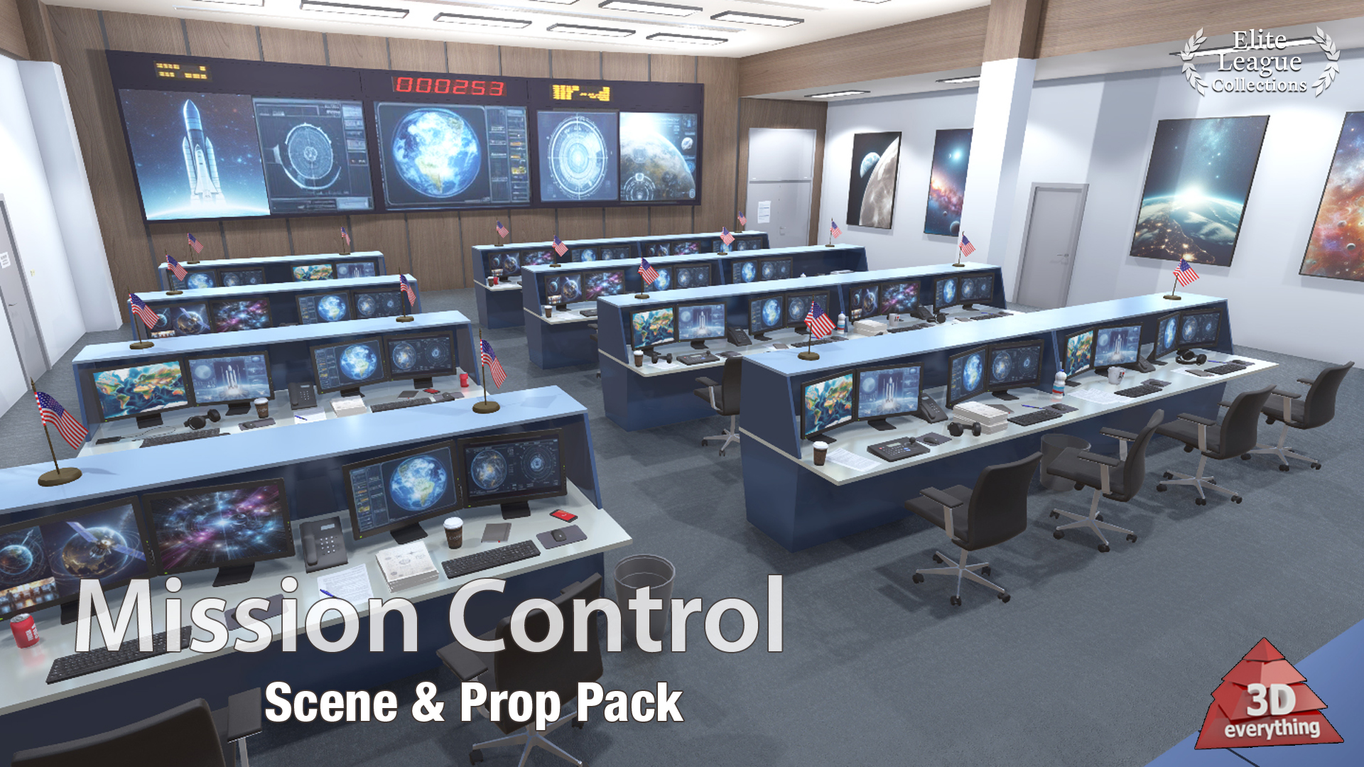 Mission Control Centre - iClone/Scenes & Props - Reallusion Content Store