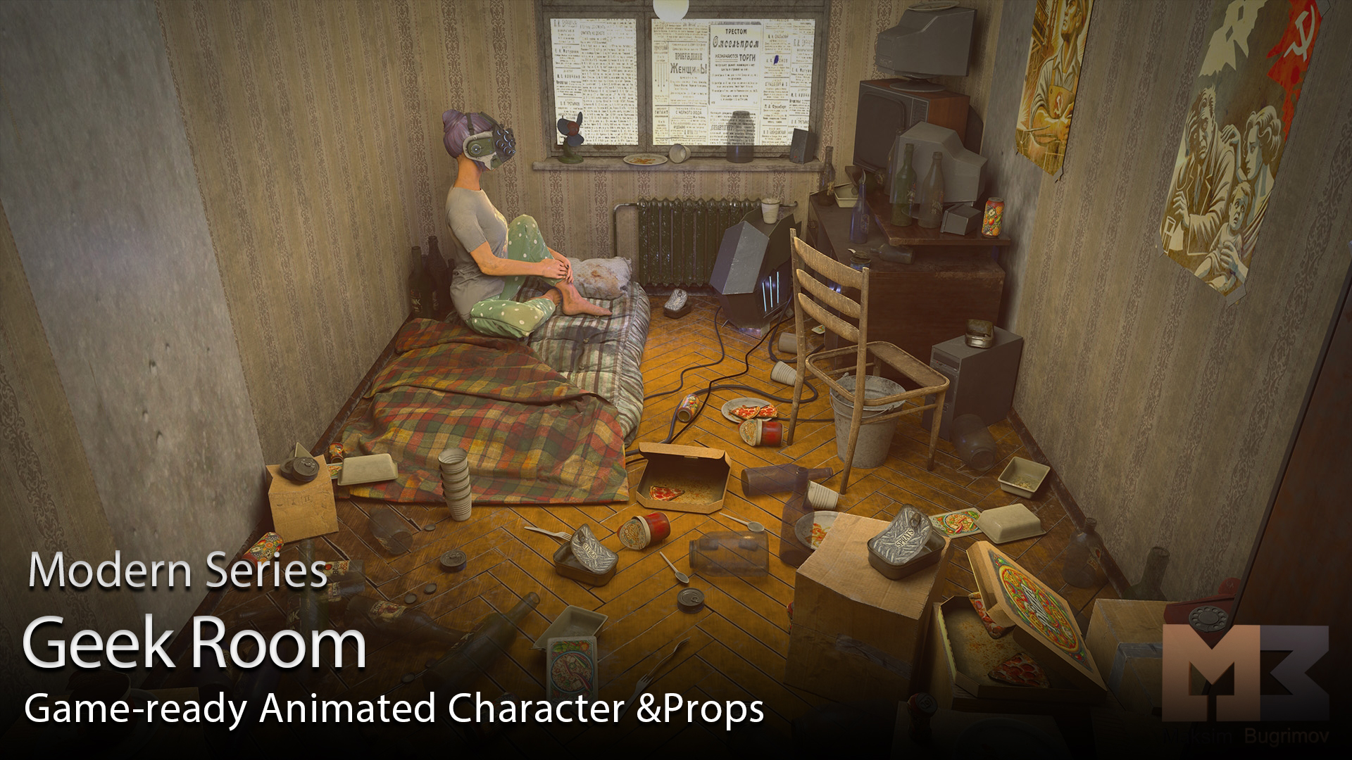 Geek Room - iClone/Scenes & Props - Reallusion Content Store