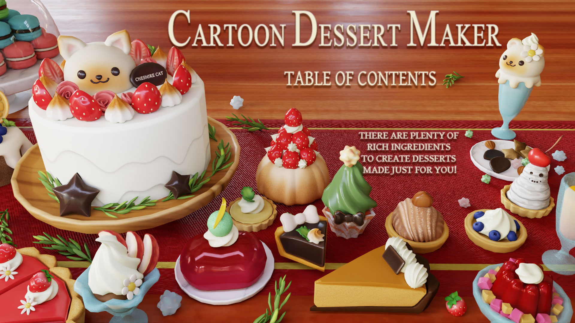 Cartoon Dessert Maker
