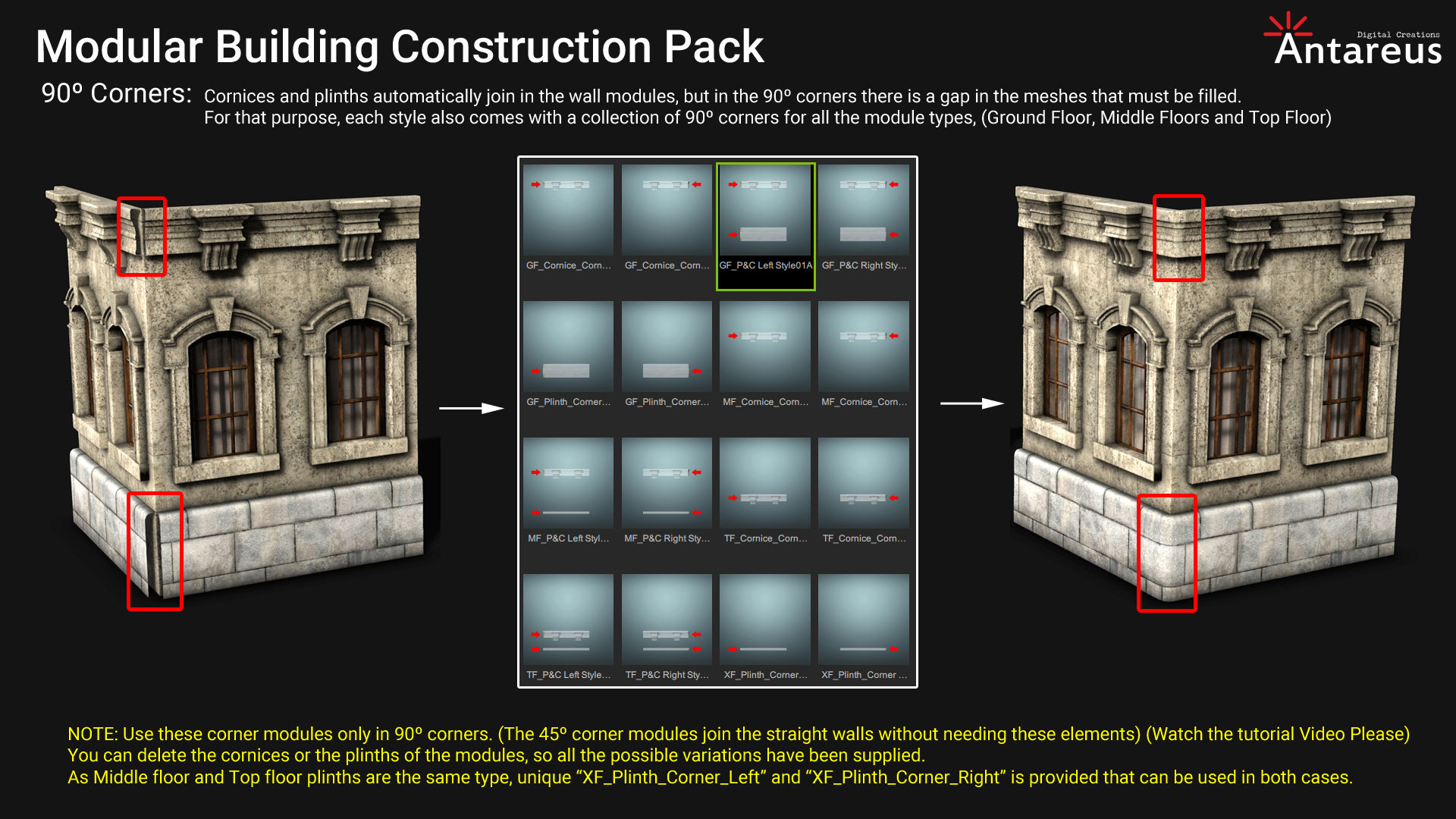 Modular Building Construction Elements - iClone/Scenes & Props ...