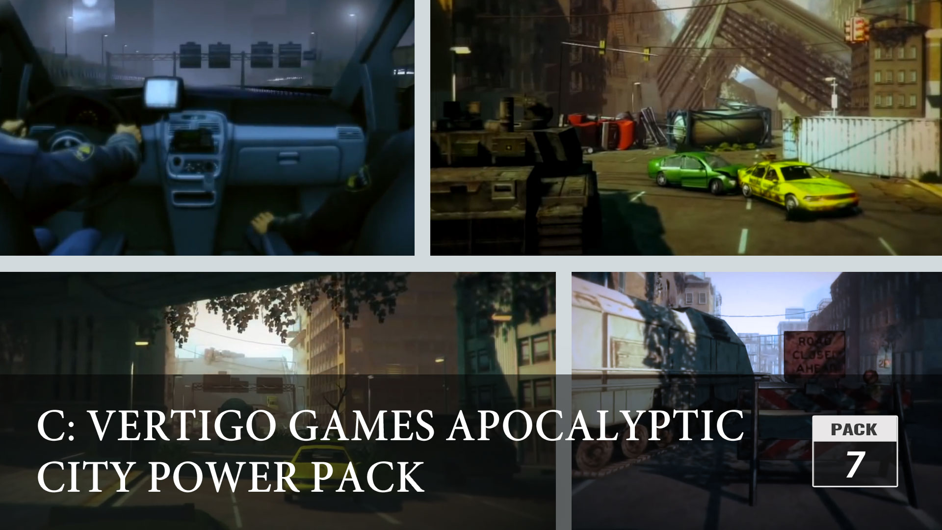 C Vertigo Games Apocalyptic City Power Pack IClone Combo Multiple P 