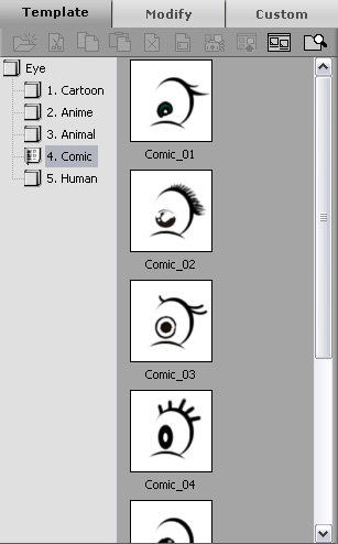 Eye Template Gallery