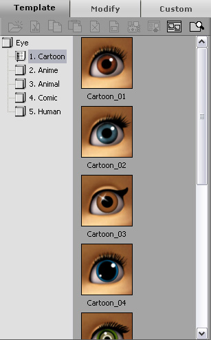 Eye Template Gallery