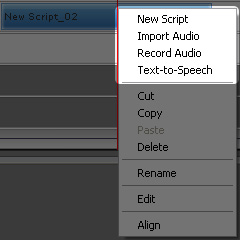 Inserting Talking Scripts to Models