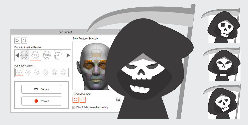 360 head creation - 3D head facial feature