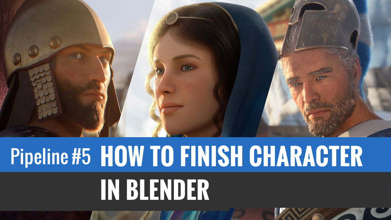 blender animation - how to finish character in Blender