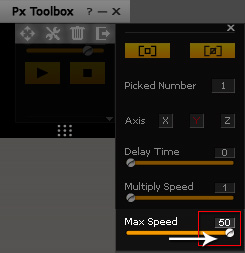 Adjusting Speed