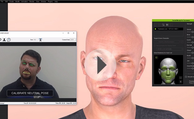 animate Daz character - live mocap
