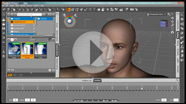 daz animation - genesis 1 character facial morph