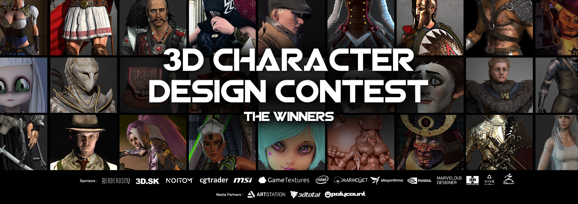 iClone 3D character design contest - winners