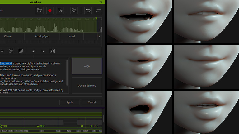 3D Facial Animation | Lip-sync Animation | iClone