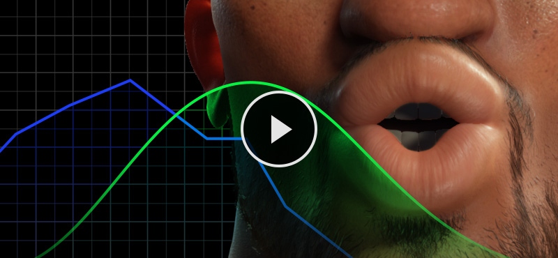 lipsync animation - enhanced phoneme pair curves