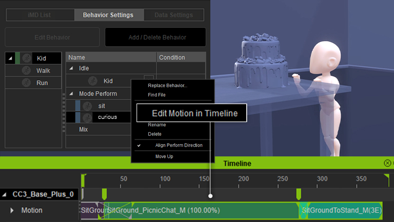 Character Animation with Motion Control | iClone