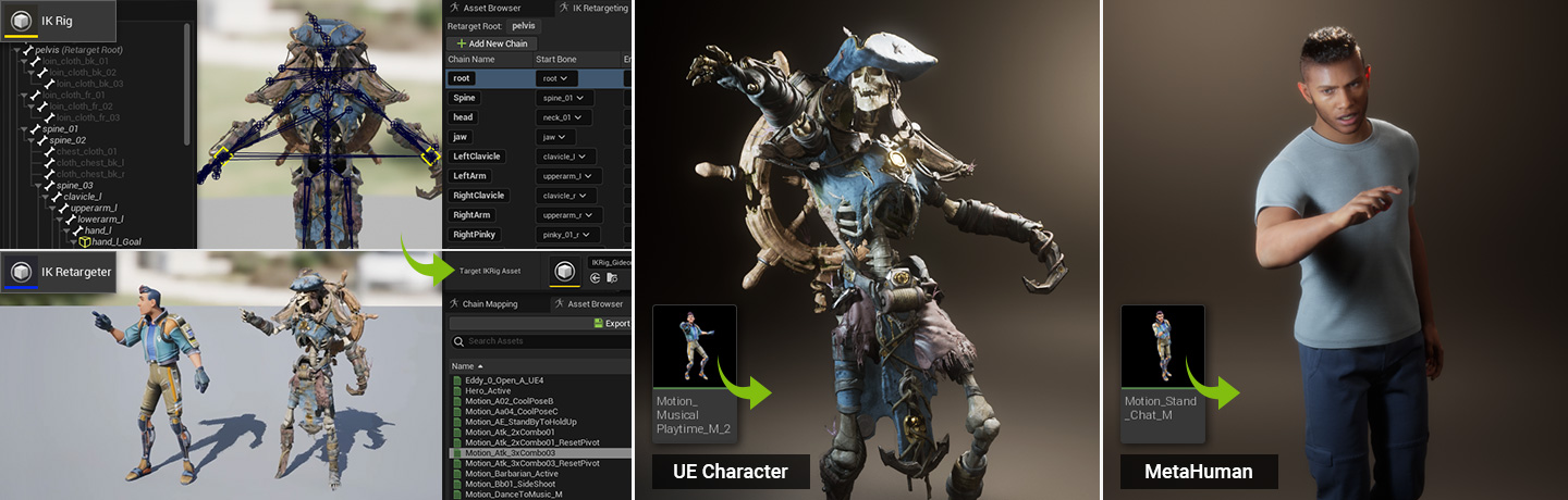 unreal character animation - iclone unreal live link asset transfer