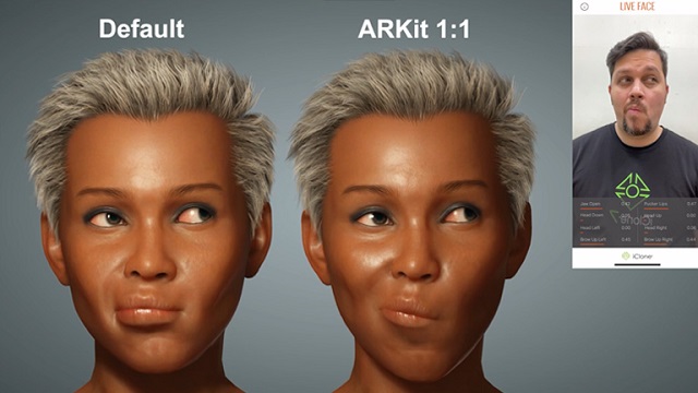 iphone facial mocap tutorial and workflow -ARKit 1 to 1 blendshapes