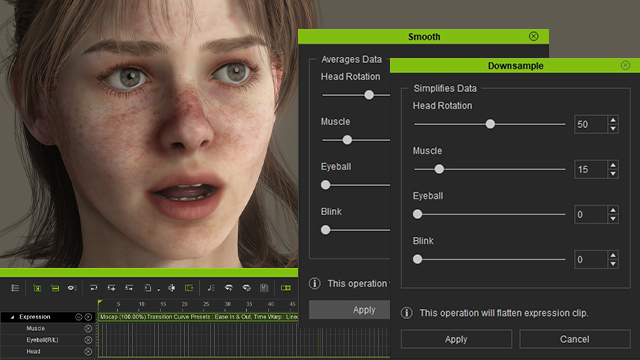 iphone facial mocap tutorial and workflow - clip smoothing