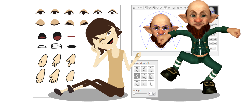 CrazyTalk Animator 2 Features - 2D Animation Software & Cartoon Maker