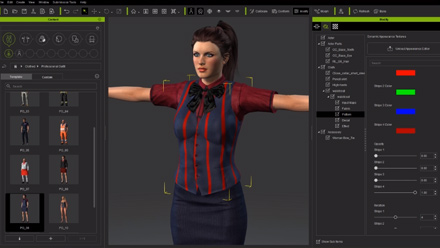 Character Creator Tutorial - Custom Clothing Design with Professional Outfits
