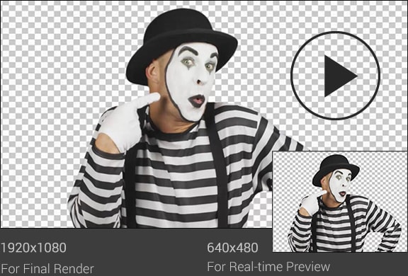 transparent video creator - duo resolution file