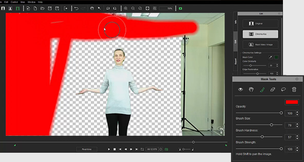 popVideo tutorial - Custom Masking