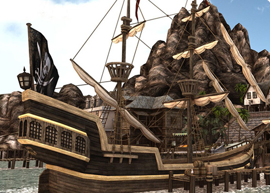 Skull Cove Pirate Ship