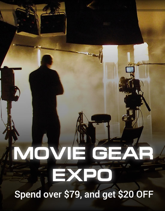 Movie Gear Expo: Spend over $79, and get $20 OFF