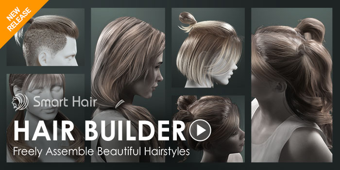 Amazing New Hair Builder for 2021: Freely assemble, modify, and custom  hairstyles for characters in different ages and occasions