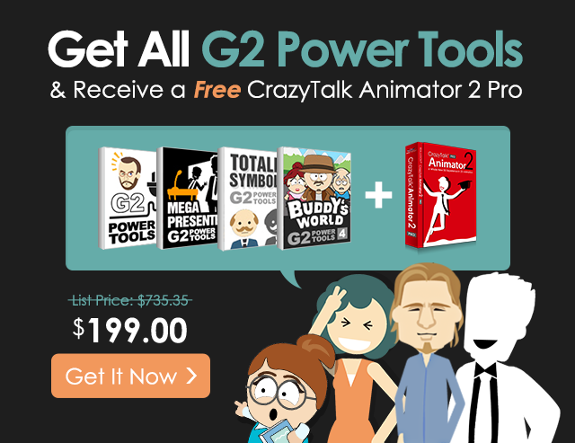 One Time Offer! You have a chance to get FREE CrazyTalk Animator 2