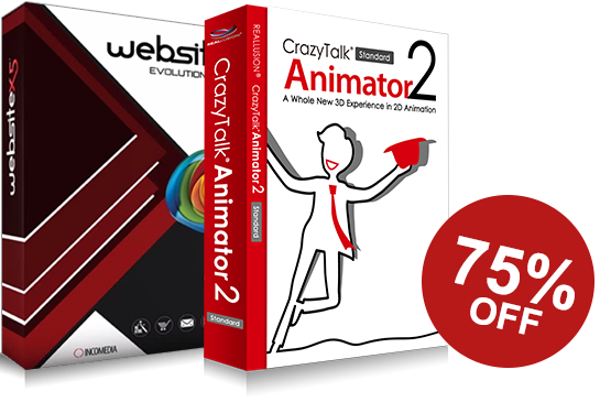 CrazyTalk Animator 2 Standard & WebsiteX5 Evolution 11